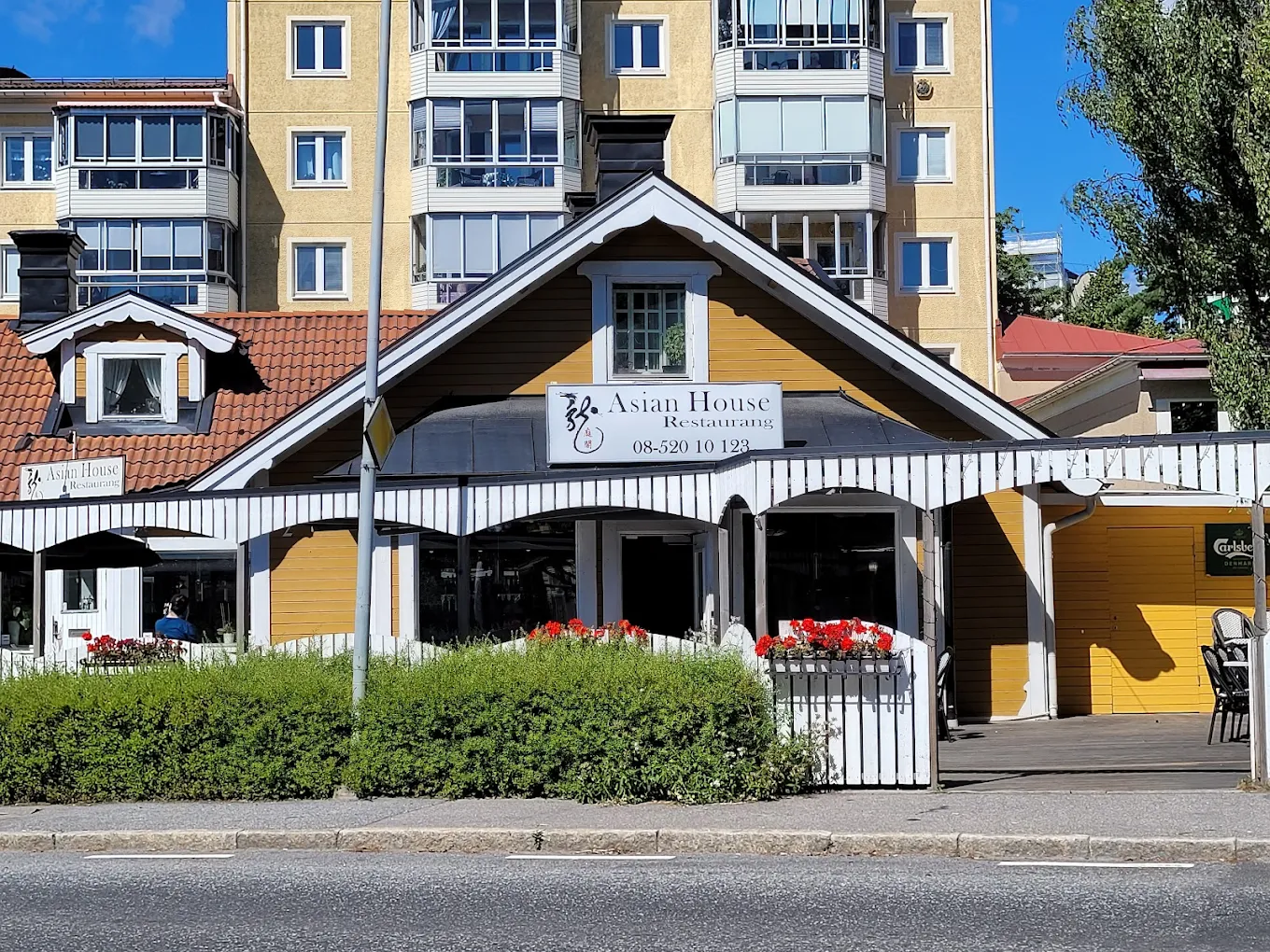 Asian House Restaurang exteriör, Nynäshamn